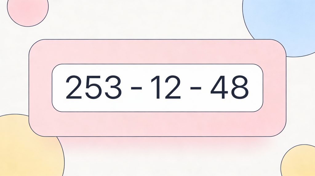 Countdown-Timer, welcher die Zahlen 253, 12 und 48 zeigt.